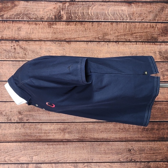 MLB Tommy Bahama Cleveland Indians Mens Polo Like New - Picture 2 of 10